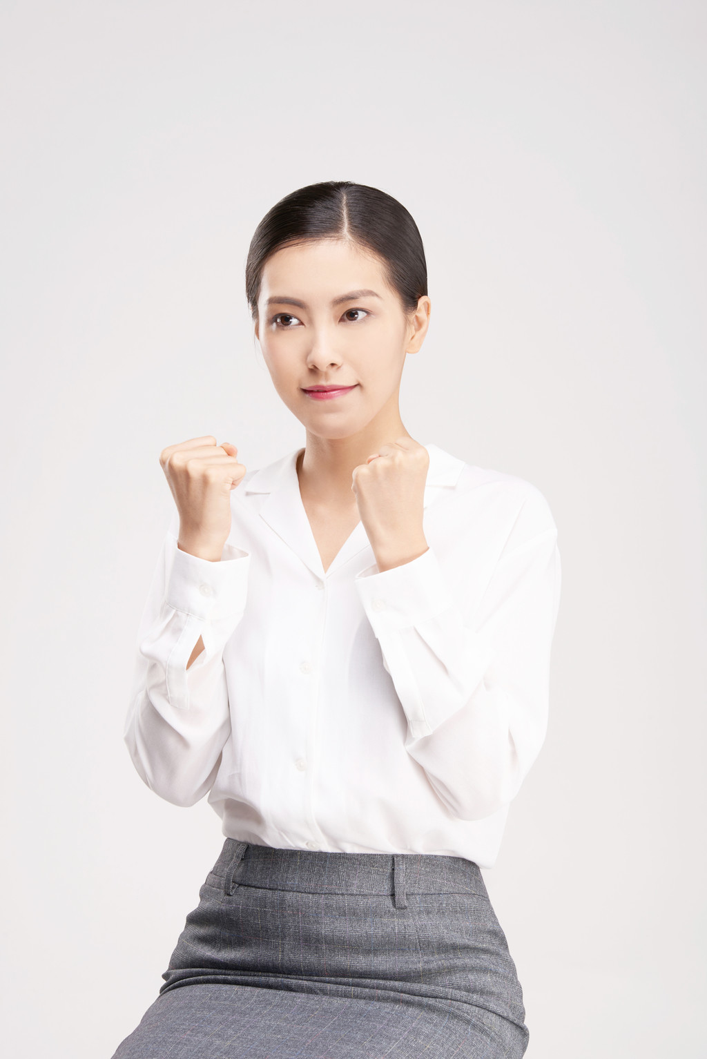 商务女性鼓励背景图片