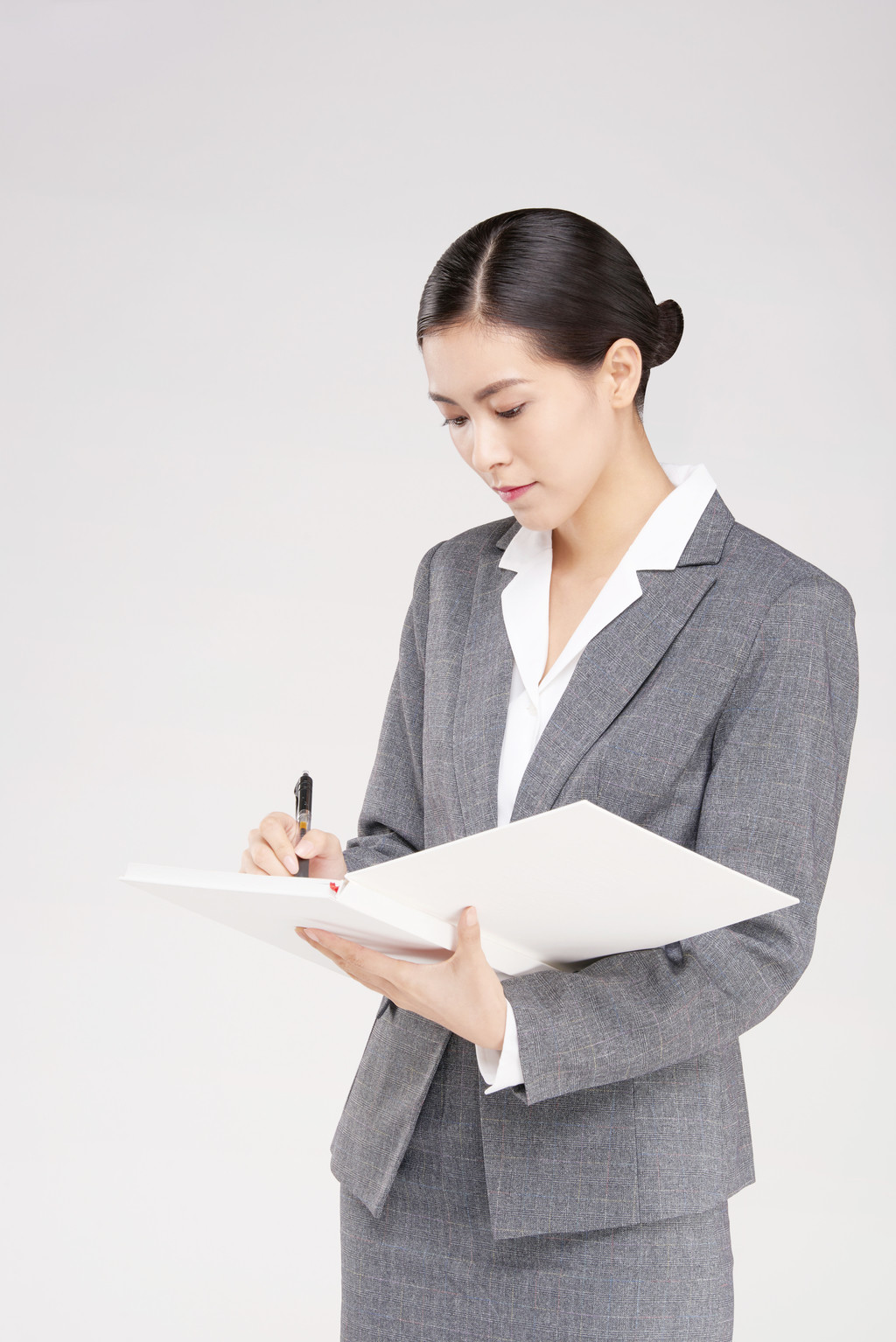 商务女性职业装背景图片