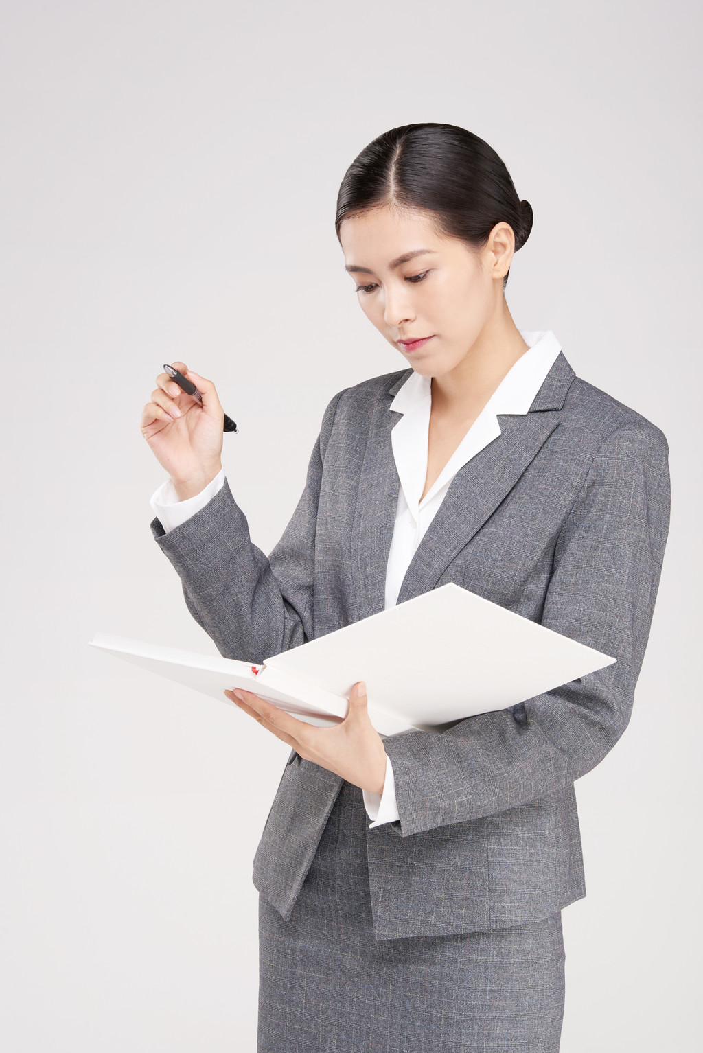 商务女性职业装背景图片