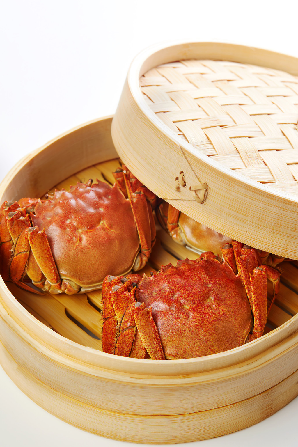 肥美大闸蟹美食背景图片