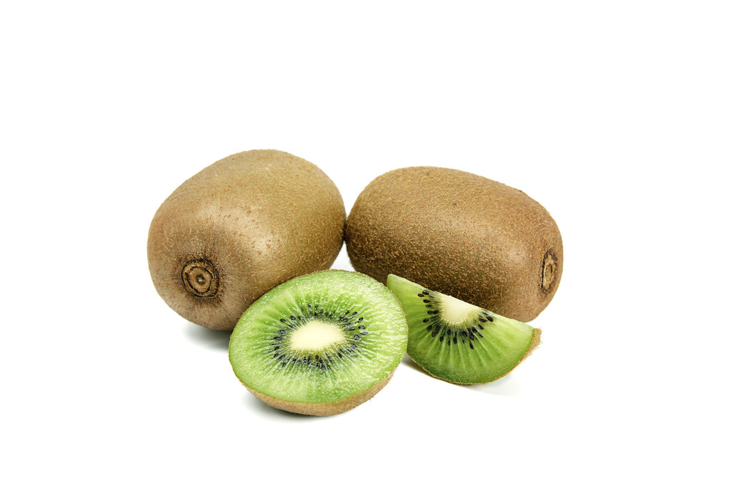 白底极简猕猴桃背景图片