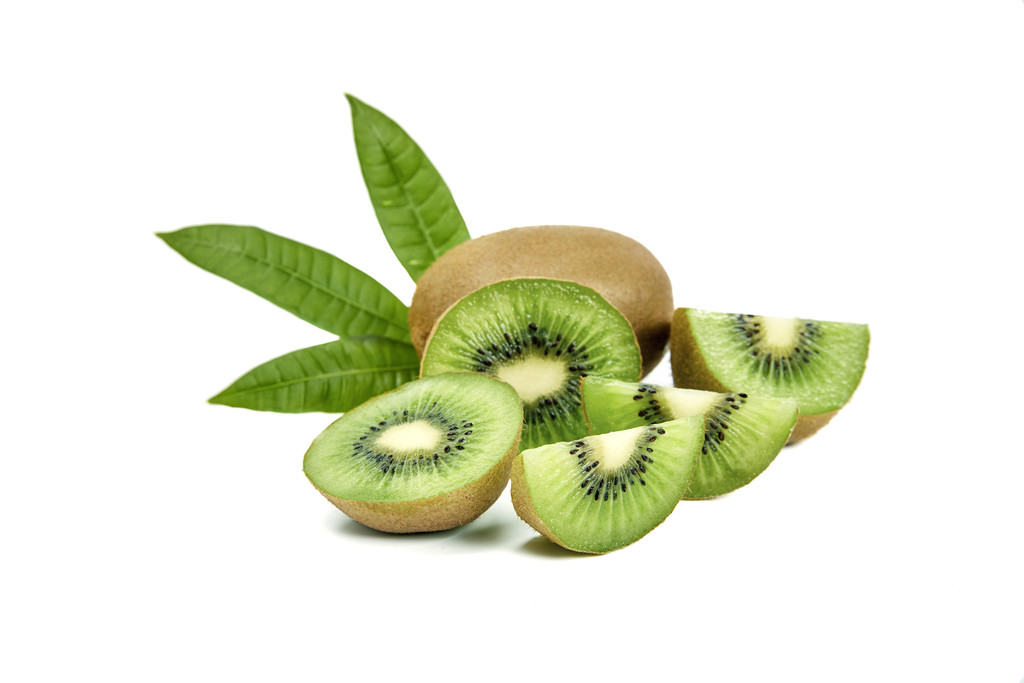 白底极简猕猴桃背景图片