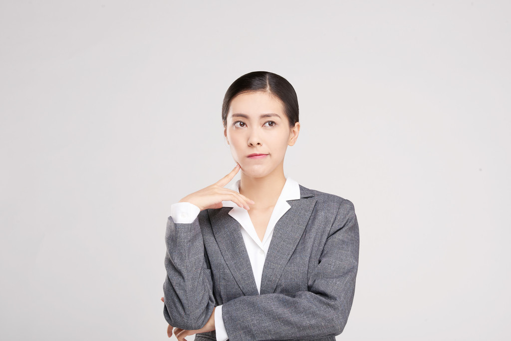 女性商务人像背景图片