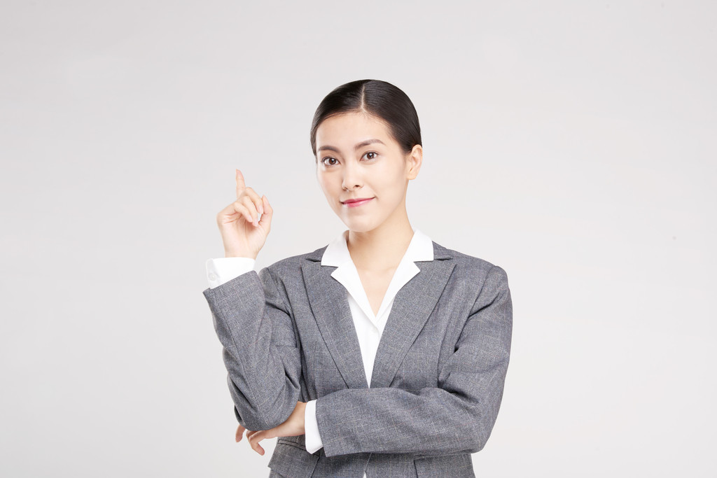 女性商务人像背景图片