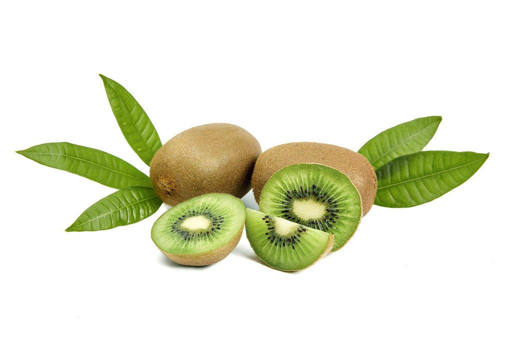 白底极简猕猴桃背景图片