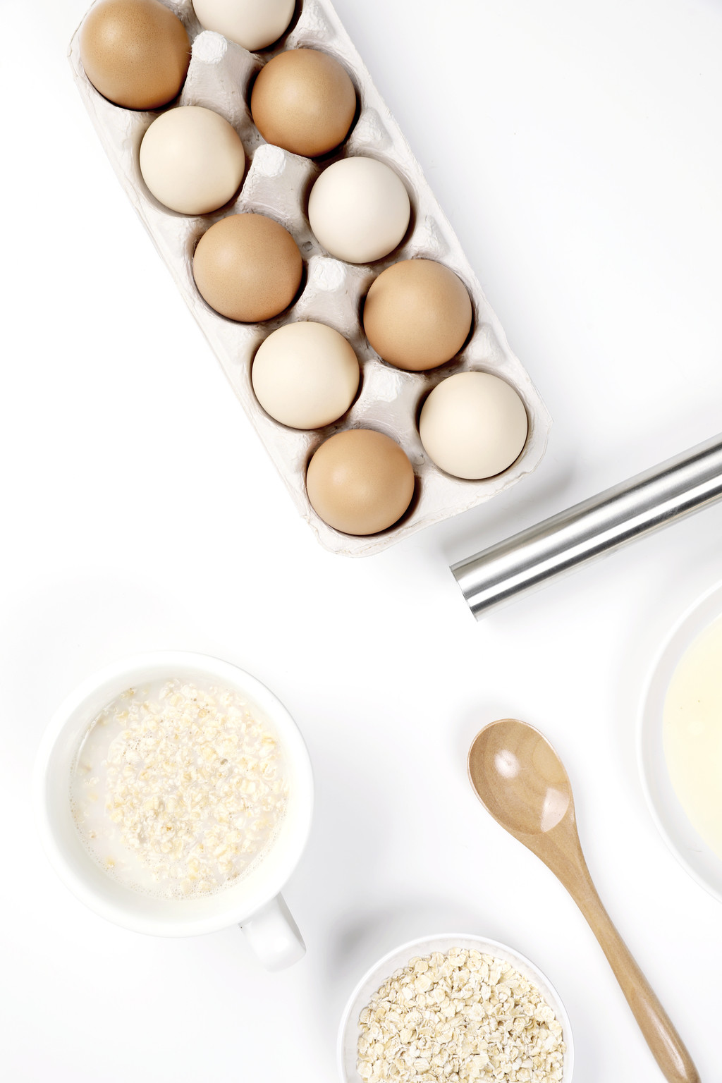 清新文艺鸡蛋背景图片