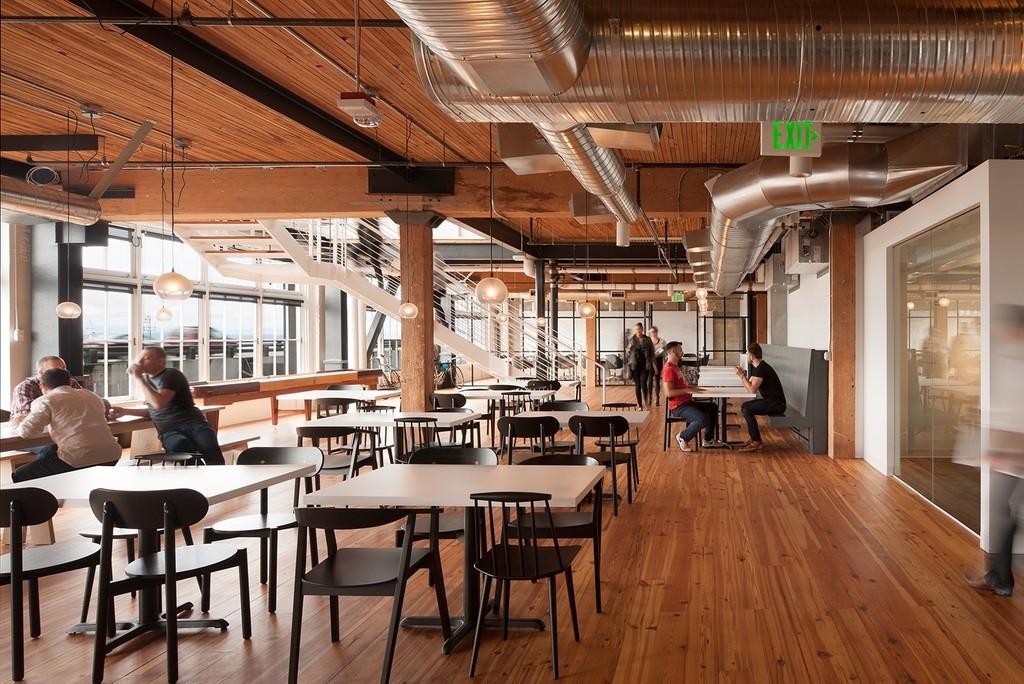 干净整洁商务办公室家具背景图片