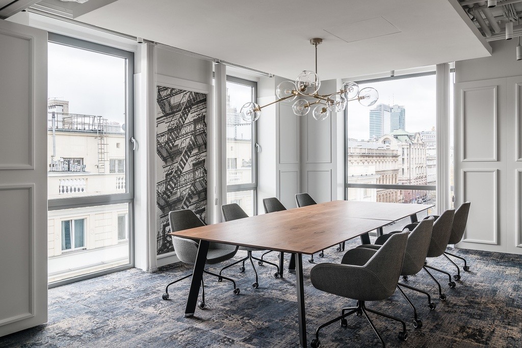 桌子清新干净商务办公室背景图片