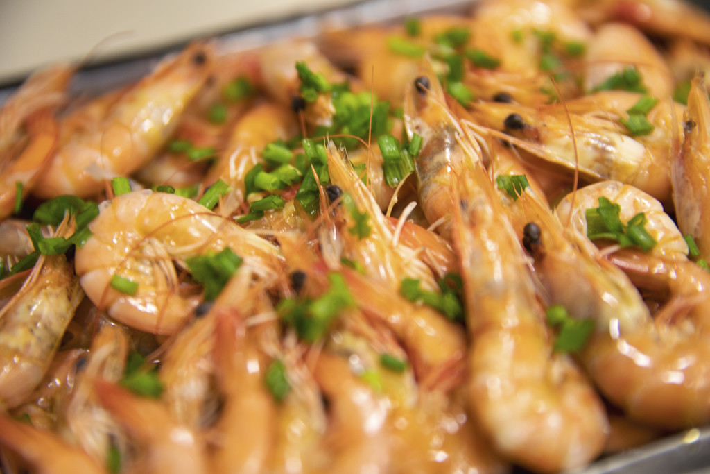 美食食物海鲜虾背景图片