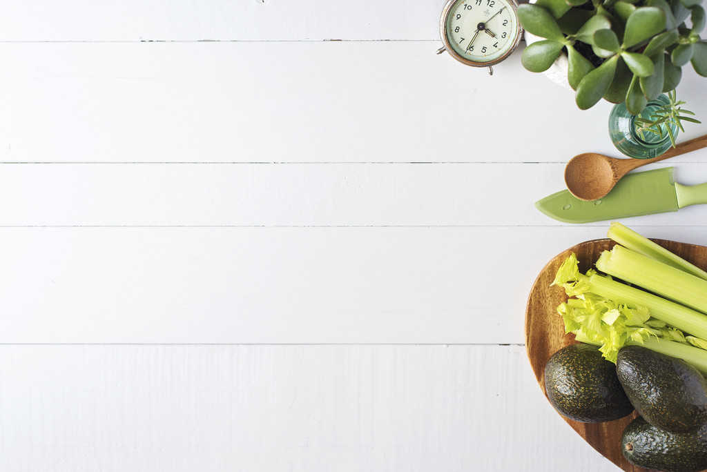 简约创意健康饮食宣传背景图片