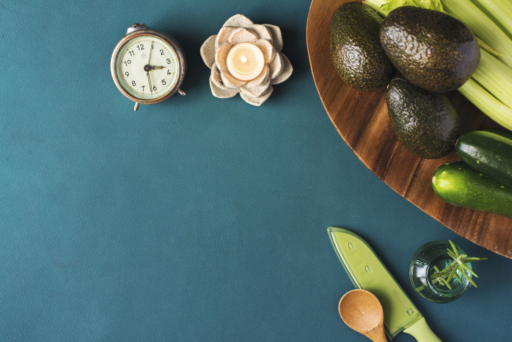 简约创意健康饮食宣传背景图片