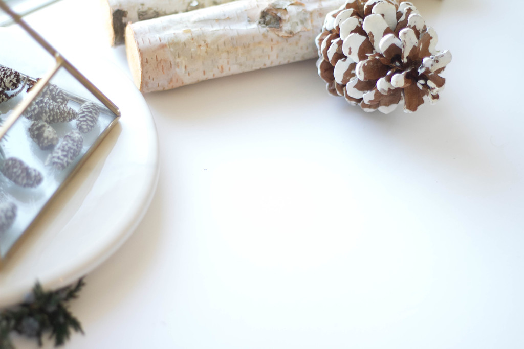 极简松树松子木头背景图片