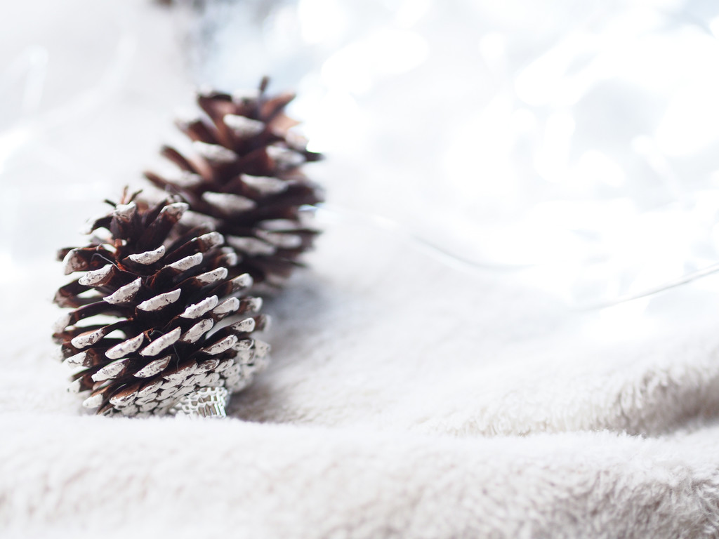 极简冬天新年圣诞节装饰背景图片