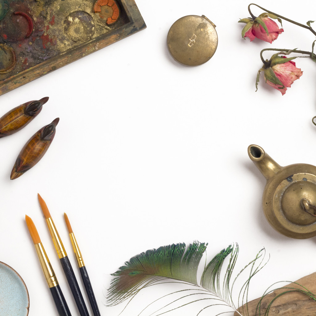 简约创意圣诞节装饰边框背景图片