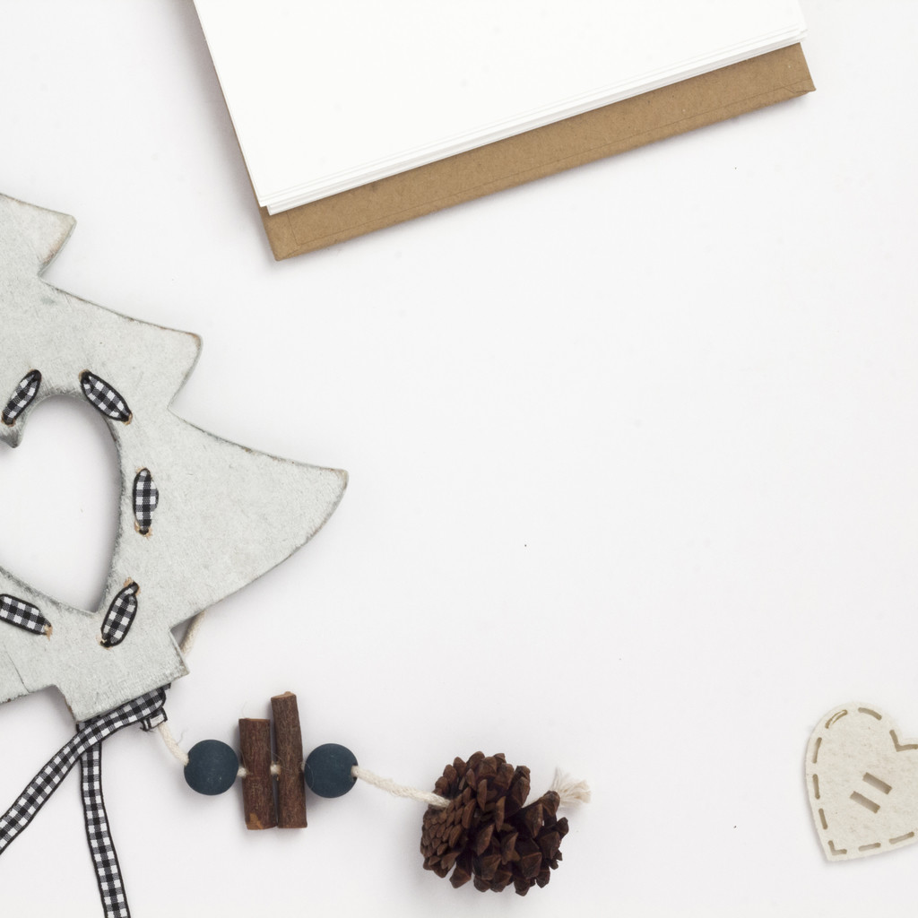 简约创意圣诞节装饰边框背景图片