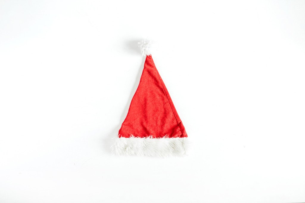 创意极简圣诞节主题装饰物品背景图片