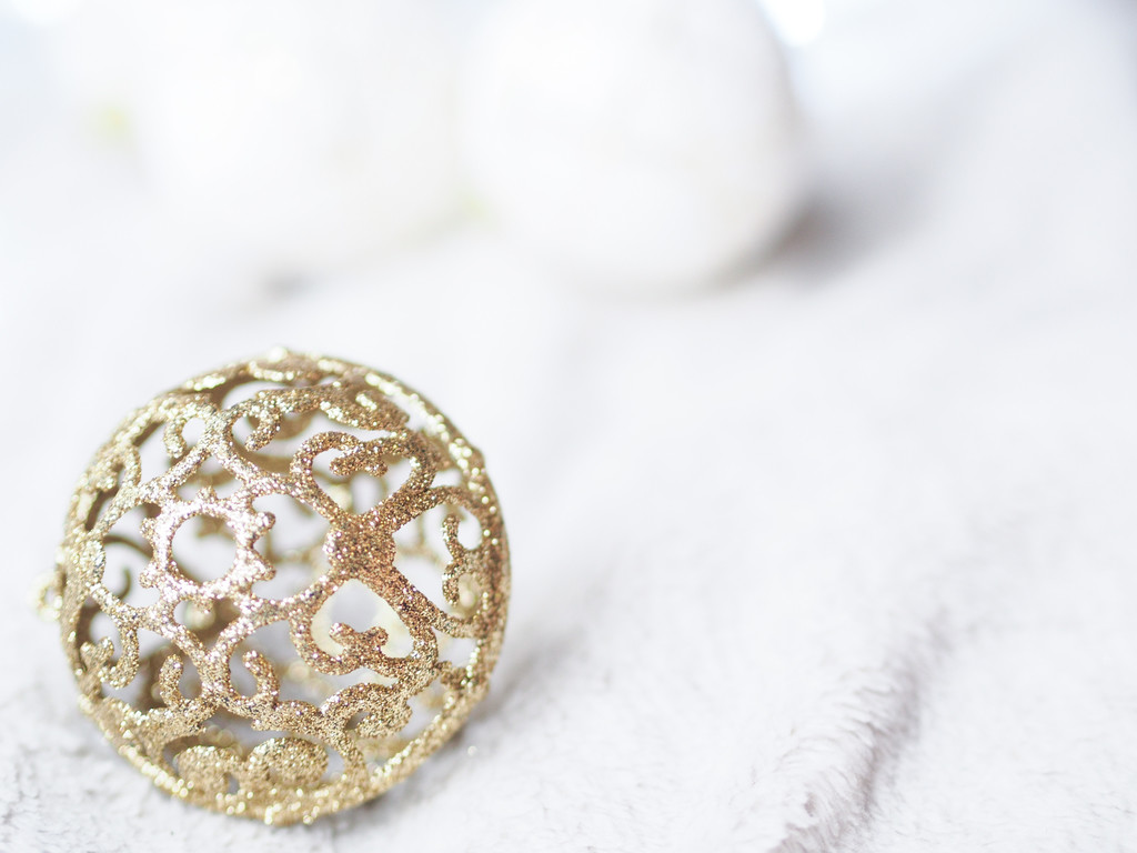 极简冬天新年圣诞节装饰背景图片