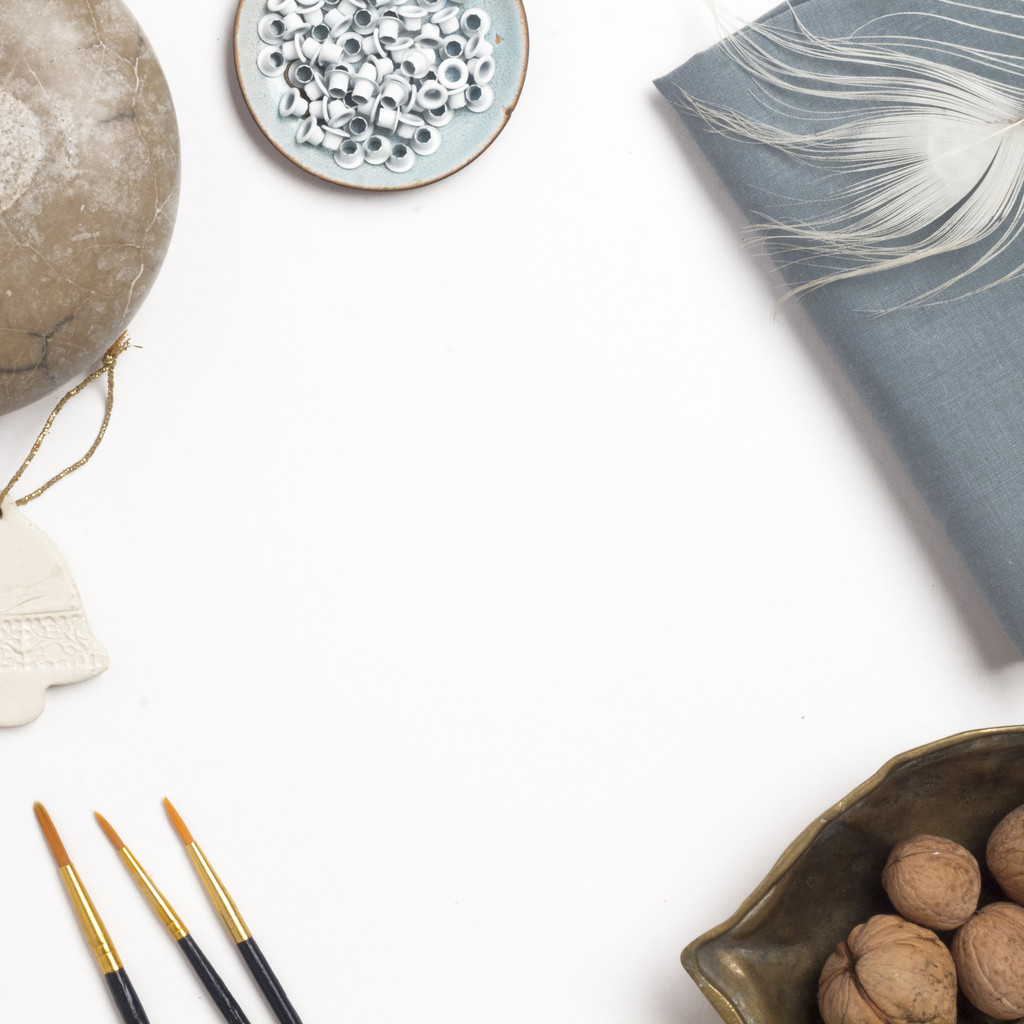 简约创意圣诞节装饰边框背景图片