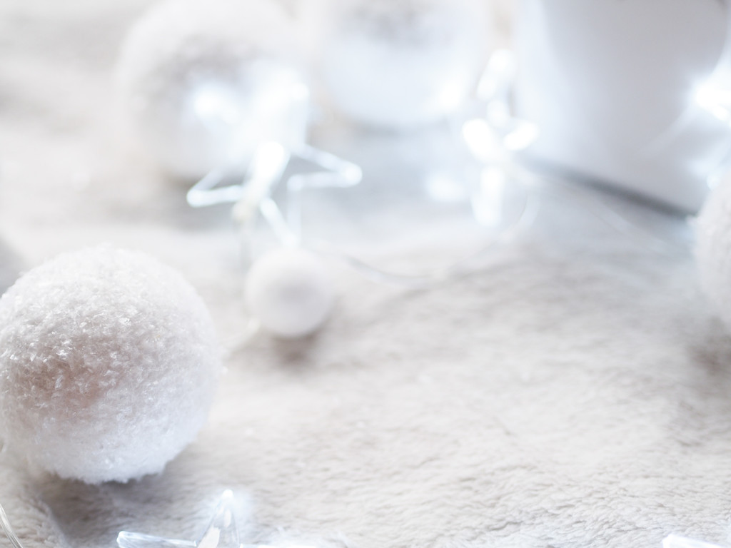 极简冬天新年圣诞节装饰背景图片