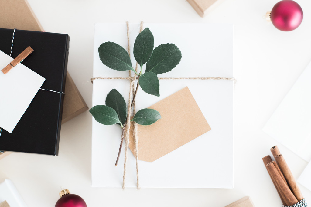 简约圣诞节装饰物品图片