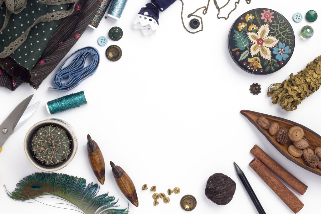 简约创意圣诞节装饰边框背景图片