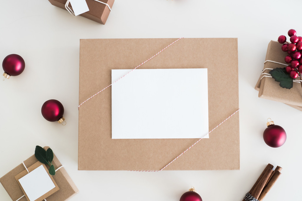 简约圣诞节装饰物品图片