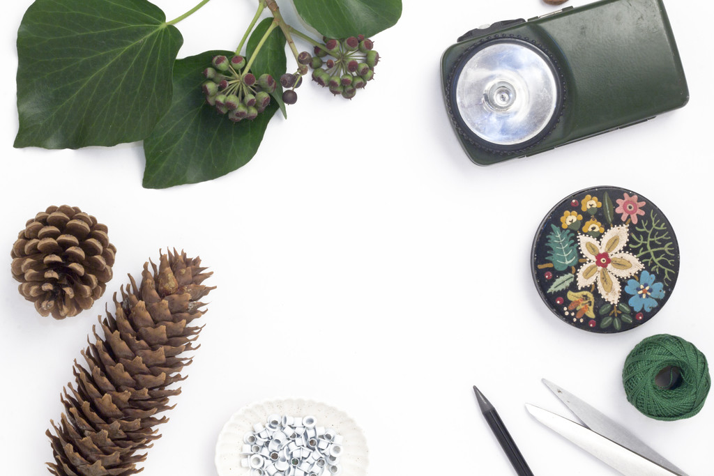 简约创意圣诞节装饰边框背景图片