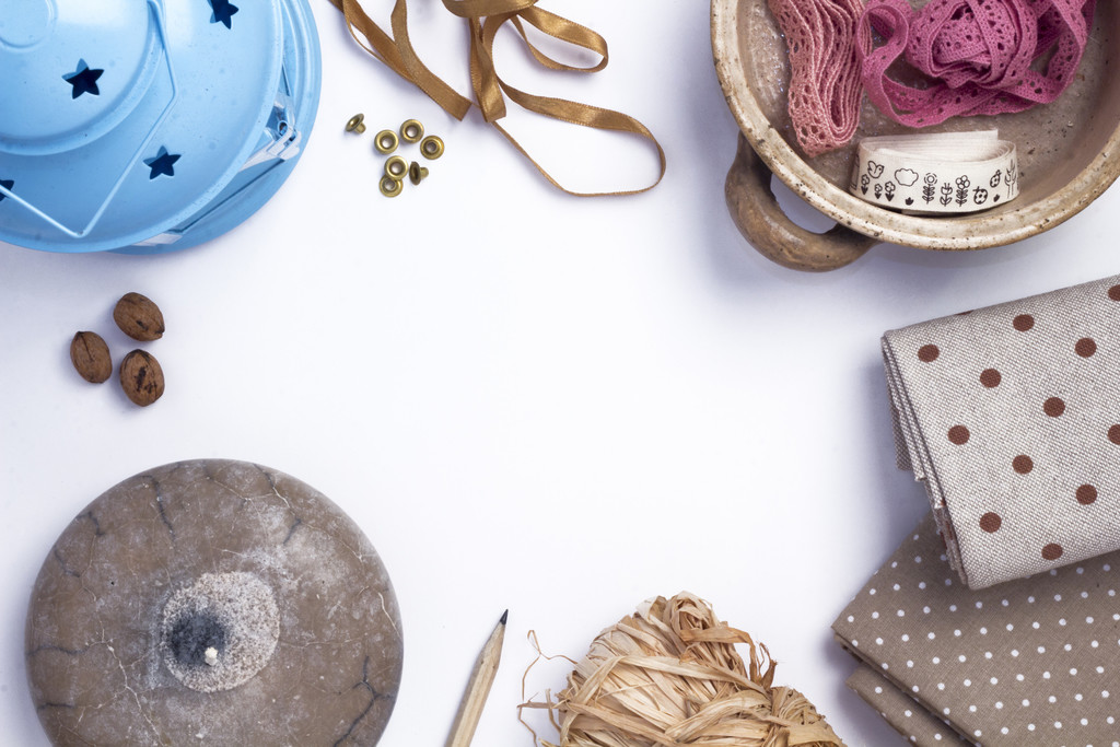 简约创意圣诞节装饰边框背景图片