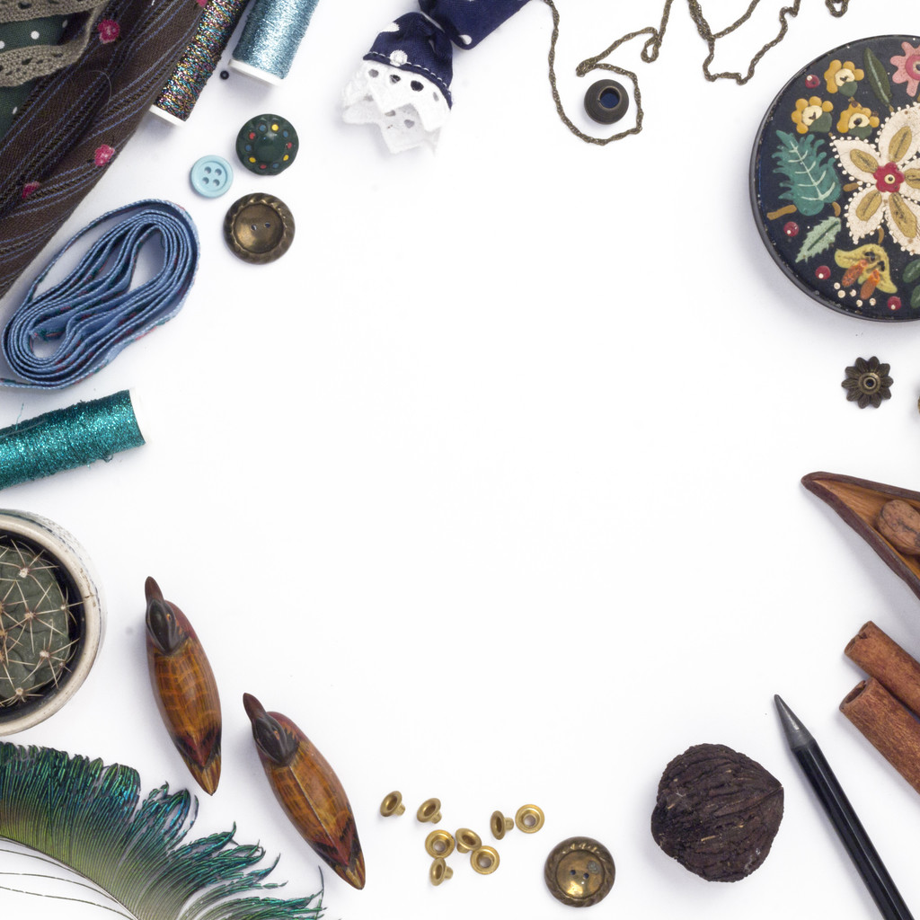 简约创意圣诞节装饰边框背景图片