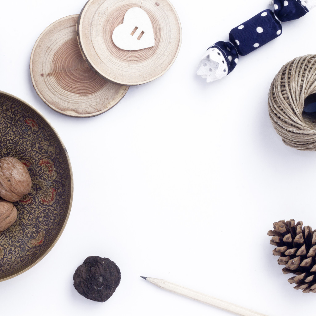 简约创意圣诞节装饰边框背景图片