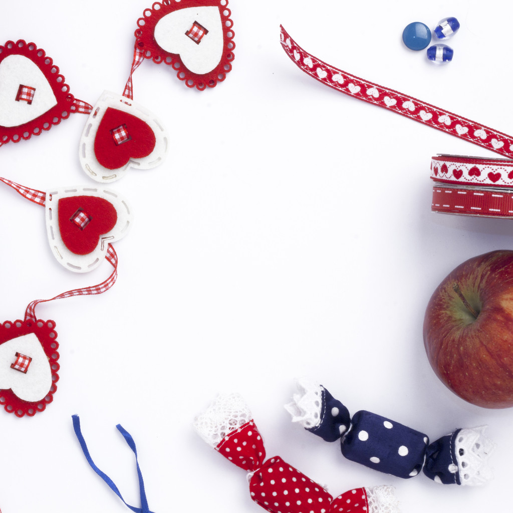 简约创意圣诞节装饰边框背景图片