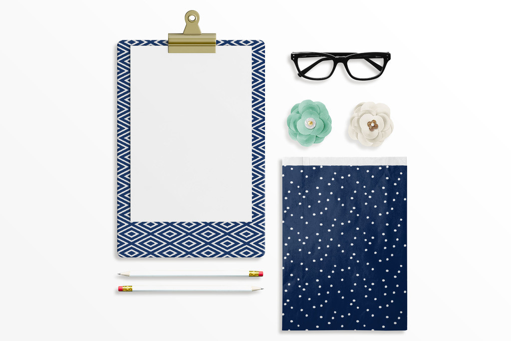 创意个性简约蓝色背景图片