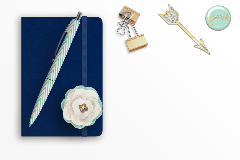 创意个性简约蓝色背景图片