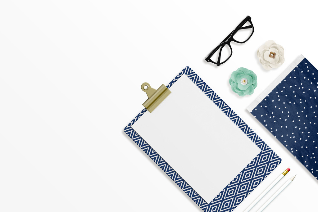 创意个性简约蓝色背景图片