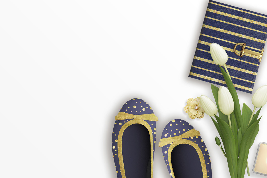 创意个性简约蓝色背景图片