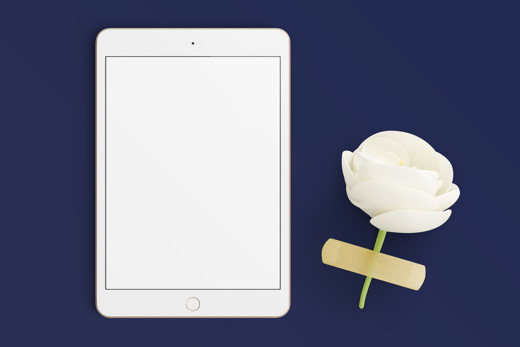 创意个性简约蓝色背景图片