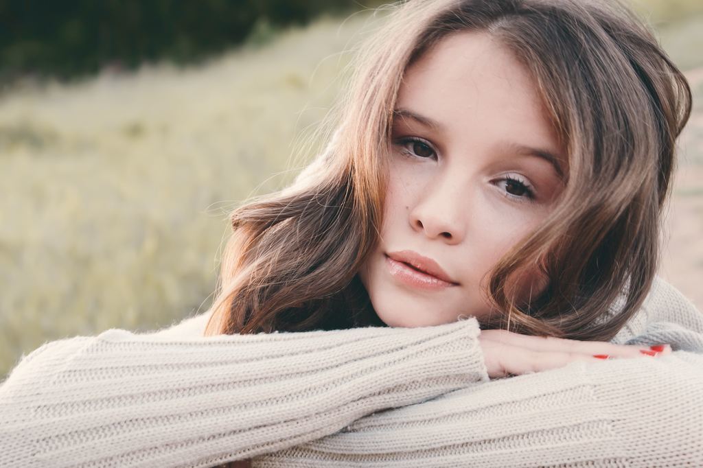 人物美女模特摄影背景图片