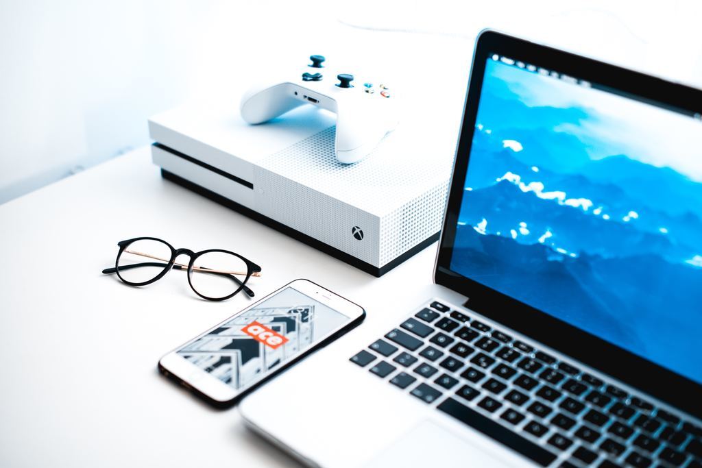 商务电脑办公背景图片