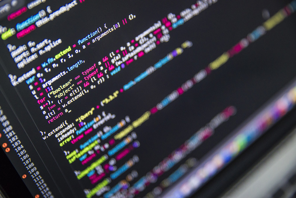 科技信息技术代码程序背景图片