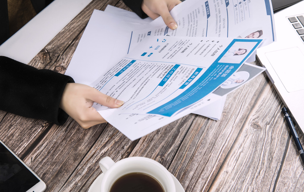 商务金融面试办公背景图片