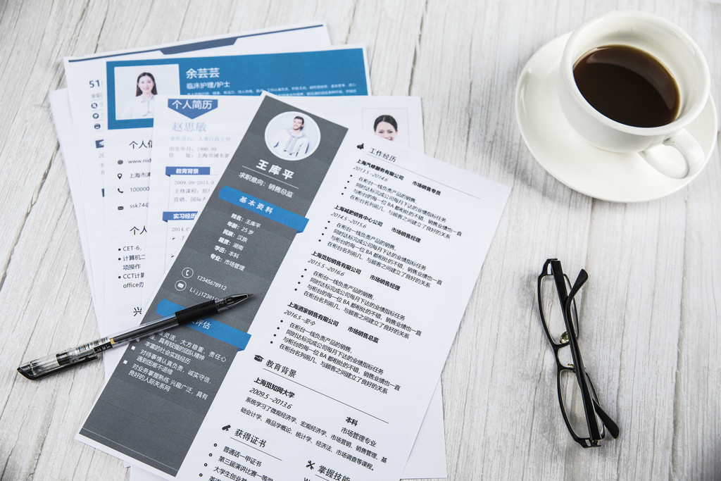 商务金融面试办公背景图片