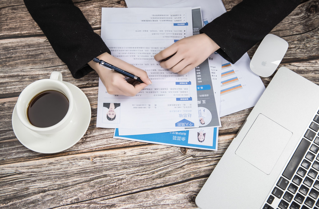 商务金融面试办公背景图片