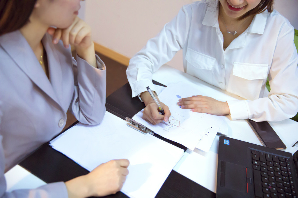 商务团队合作交流背景图片