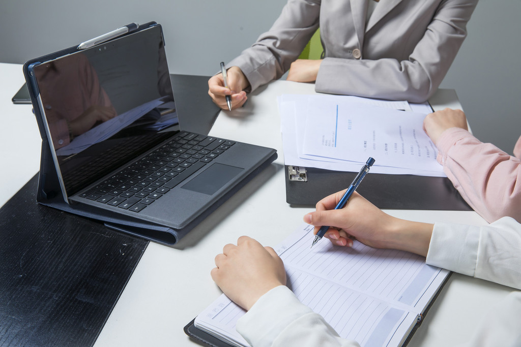 商务团队合作交流背景图片