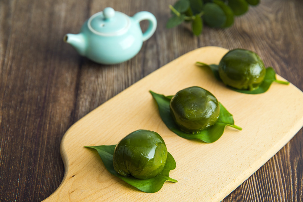 清明节团子背景图片