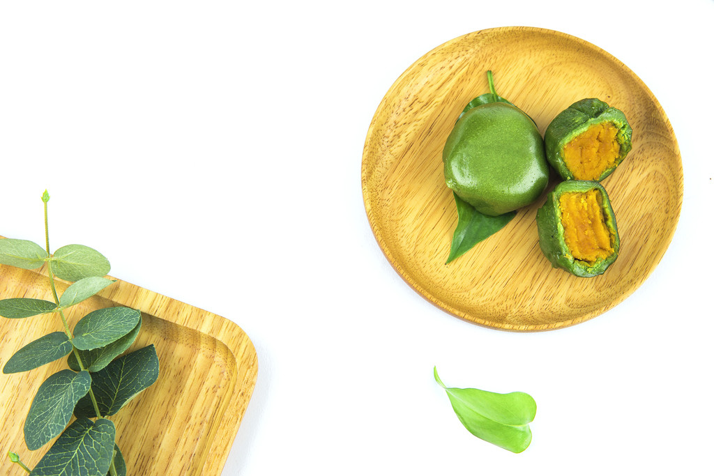 清明节青团背景图片