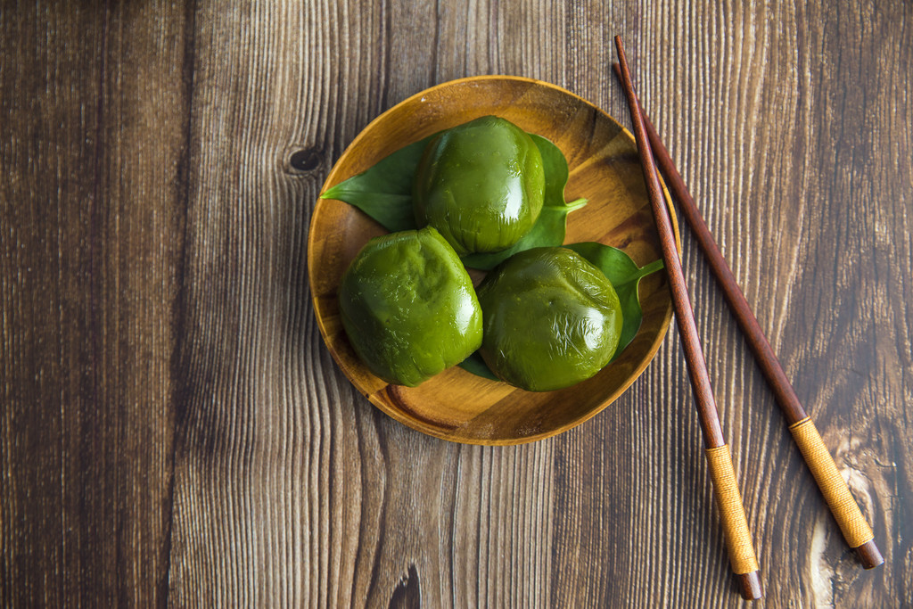 清明节青团背景图片