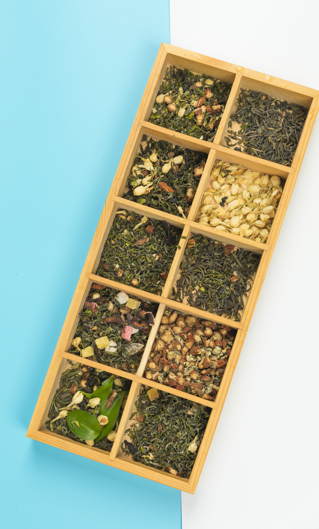 茶叶果茶分类背景图片