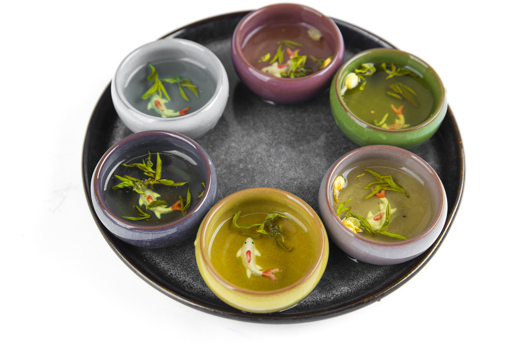 春季新茶功夫茶背景图片