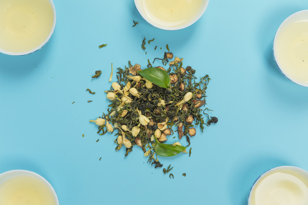 春季新茶功夫茶背景图片